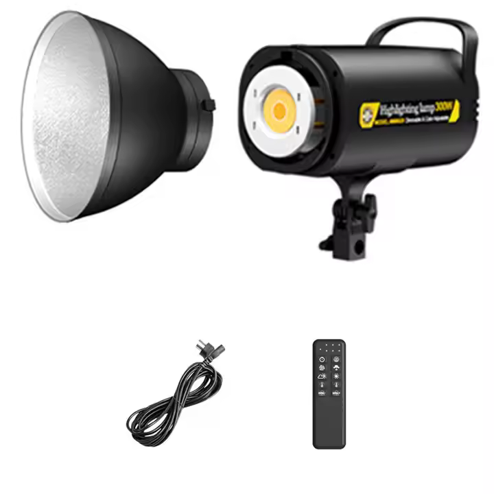 Lampe de Studio MM8820 – 300W LED Ra96+ (Lumière Dimmable & Réglable)