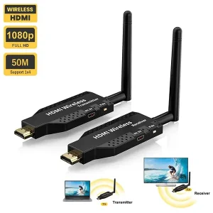 Wireless HDMI Transmitter & Receiver 5.8G - 50M