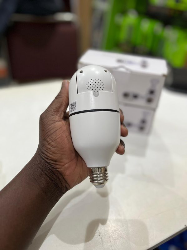 Caméra de Surveillance Ampoule WiFi – Double Objectif, Double Écran, PTZ, Vision Nocturne Couleur – Image 5