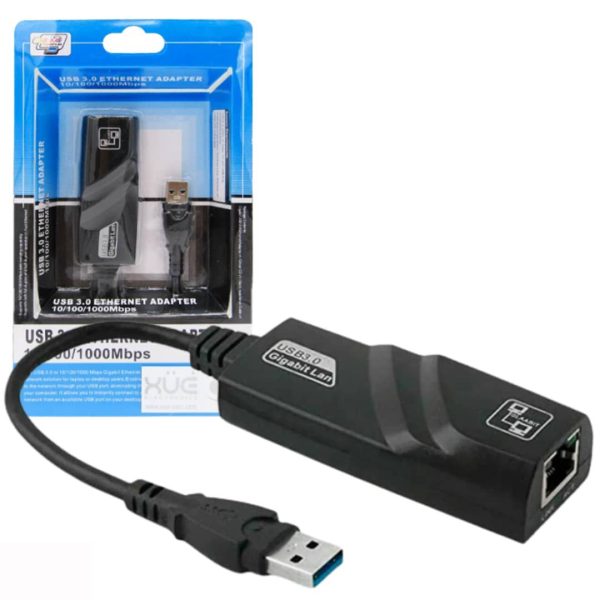Adaptateur USB 3.0 vers RJ45 Gigabit Ethernet – 10/100/1000 Mbps