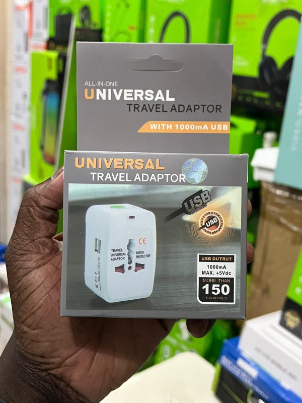 Adaptateur Universel de Voyage Tout-en-un avec Port USB – Image 5