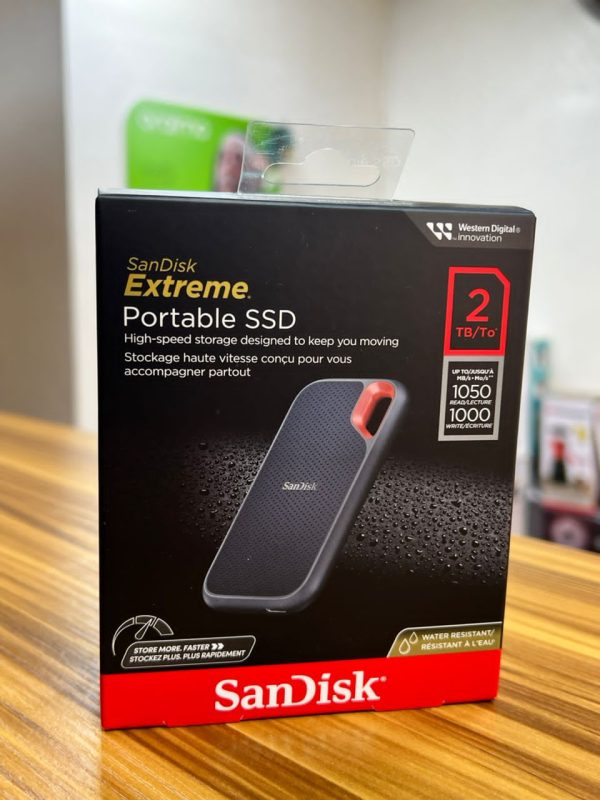 SanDisk Extreme Portable SSD – 2 To (USB‑C, NVMe) – Image 2