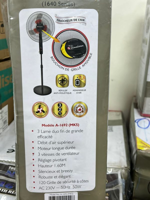 Ventilateur sur pied Binatone A-1692 MK5 – Image 3