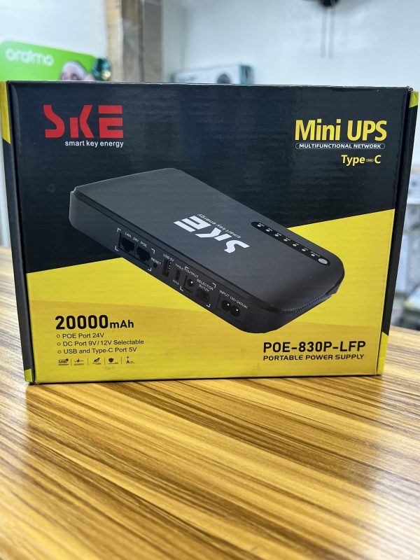 SKE Mini UPS 20000mAh – POE-830P-LFP – Image 2