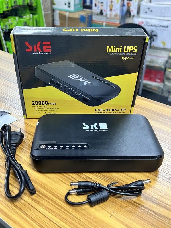 SKE Mini UPS 20000mAh – POE-830P-LFP
