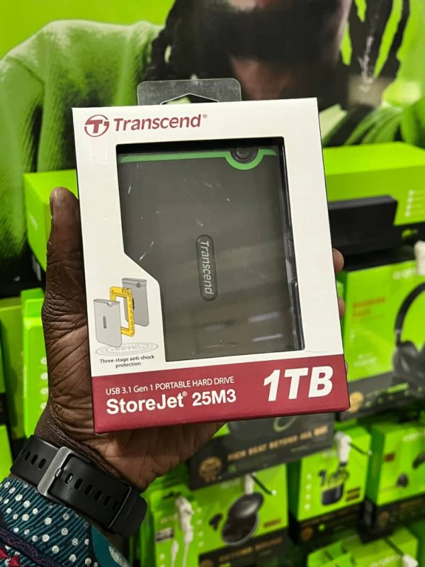 Transcend StoreJet 25M3 – 1TB | Disque Dur Portable USB 3.1 – Image 2