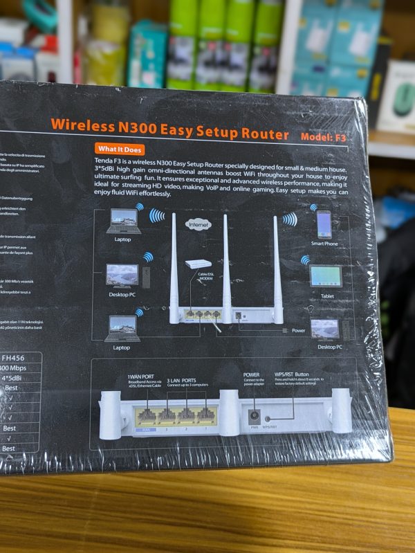 Tenda F3 – Routeur Wi-Fi N300 – Image 3