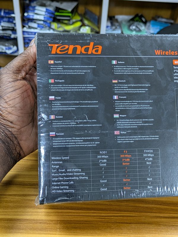 Tenda F3 – Routeur Wi-Fi N300 – Image 4