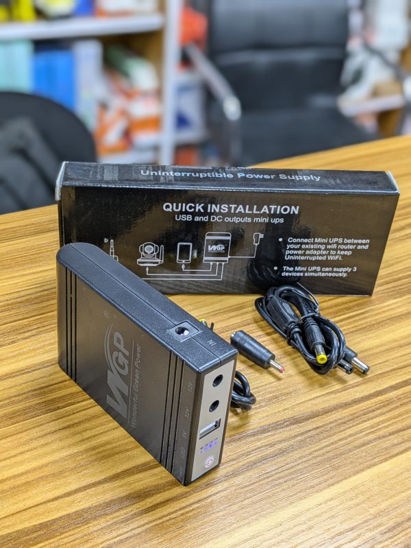 Mini UPS WGP 10400mAh – Alimentation de secours multifonction – Image 4