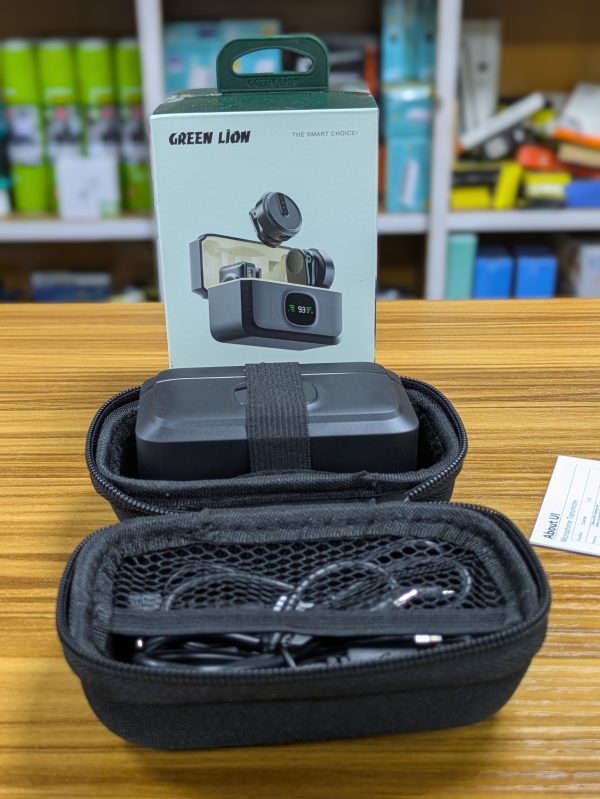 Green Lion GLM-Wireless Mic Lite – Micro Sans Fil Double avec Réduction de Bruit – Image 6