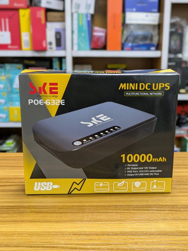 Mini DC UPS SKE POE‑632E  10.000mAh – Image 2