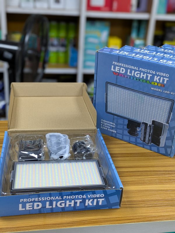 Kit Éclairage LED 416 – Panneau 30W pour Photo/Vidéo avec Batterie 4400mAhJe ddddd & Chargeur – Image 2