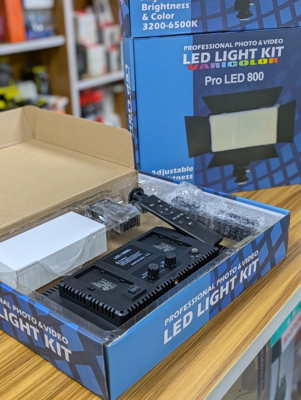 Panneau LED 800 + Trépied – Kit Photo & Vidéo – Image 2