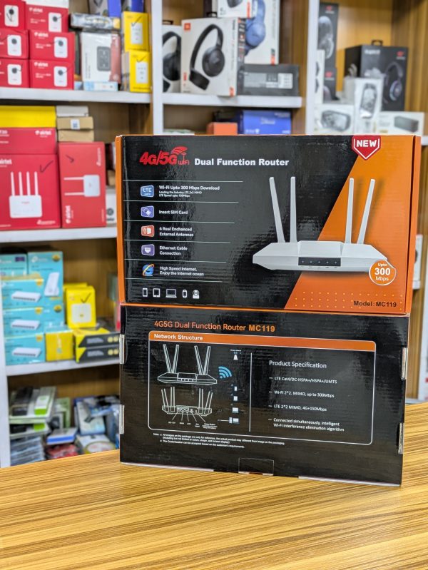 Routeur Dual Fonction MC119 | LTE + Wi-Fi jusqu’à 300 Mbps – Image 4
