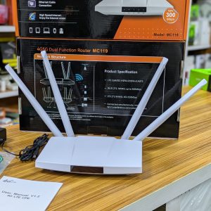 Routeur Dual Fonction MC119 | LTE + Wi-Fi jusqu’à 300 Mbps