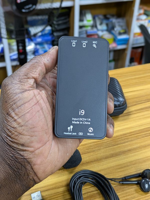 Carte son portable avec effets audio multiples i9 Mini Changeur de Voix – Image 5