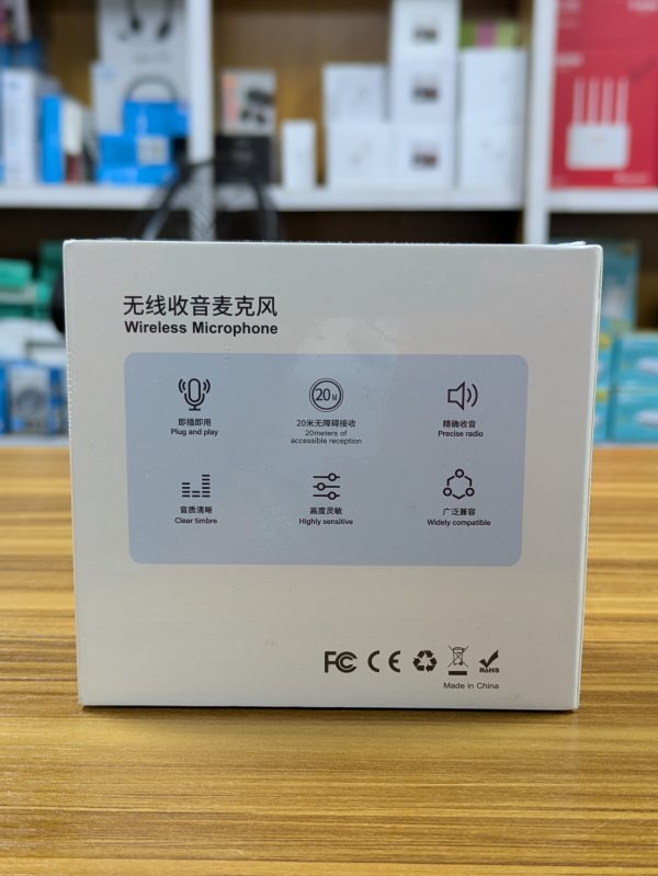Micro-cravate sans fil magnétique – 40h d’autonomie + boîtier de charge – Image 4