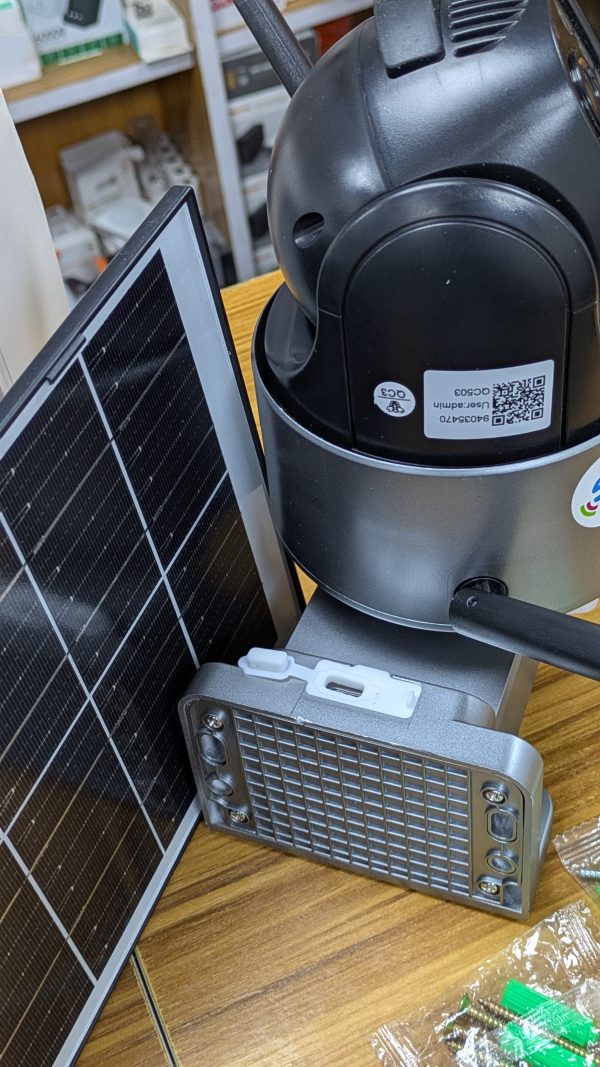 Caméra PTZ solaire sans fil Full HD 4 MP | Réseau solaire intelligent et 4G LTE | Double caméra de sécurité extérieure V380 – Image 6