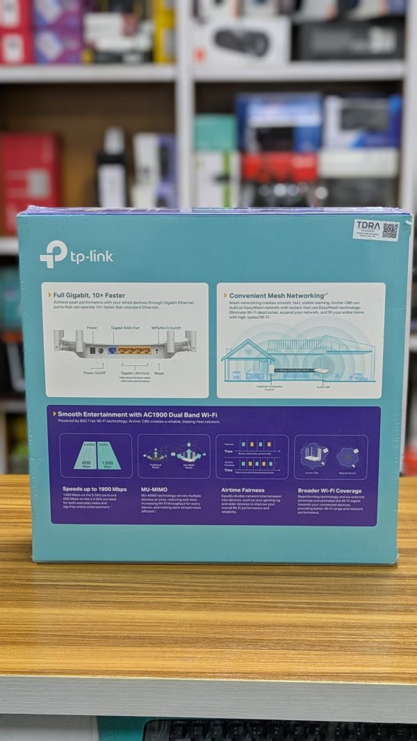 Routeur TP-Link Archer C86 – AC1900 Dual Band | EasyMesh – Image 6