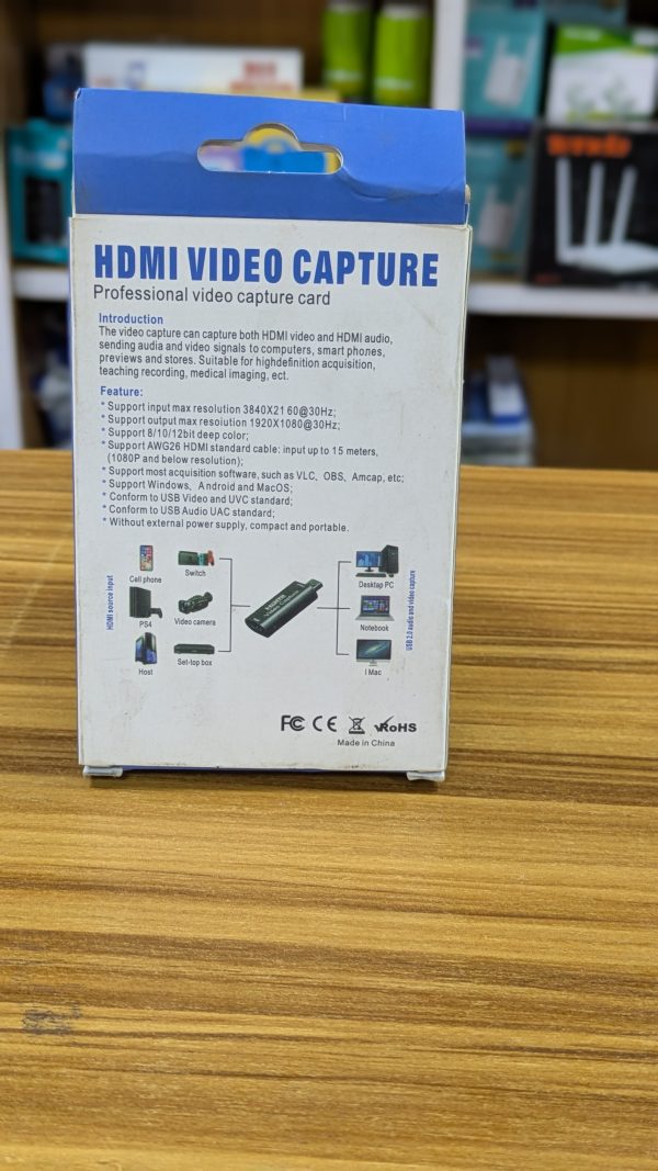 Carte de Capture Vidéo HDMI vers USB – Full HD 1080p – Image 3