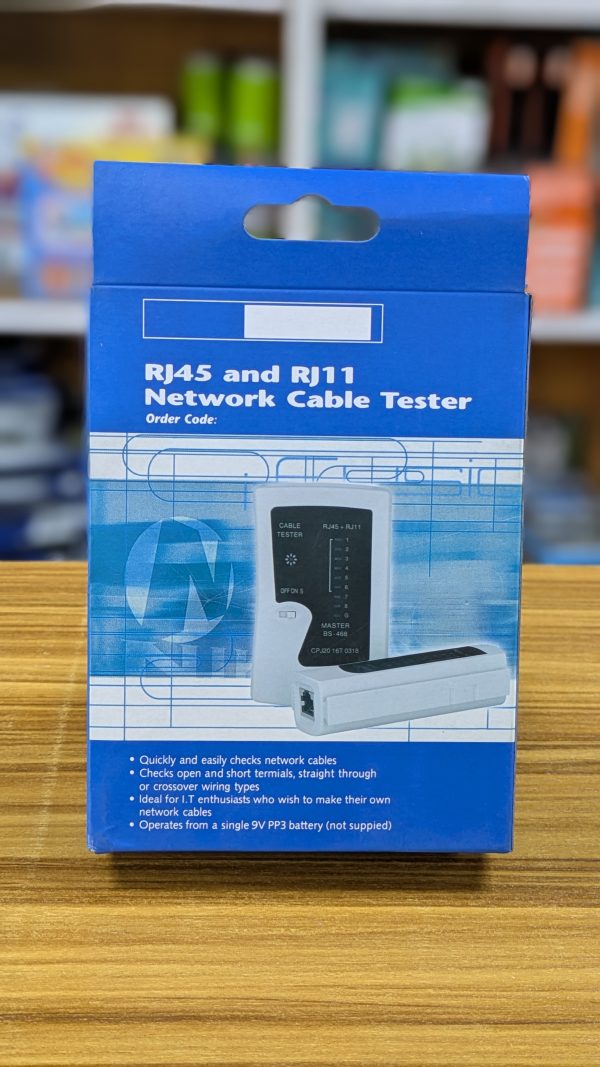 Testeur de Câbles Réseau RJ45 & RJ11 – Portable et Précis – Image 2