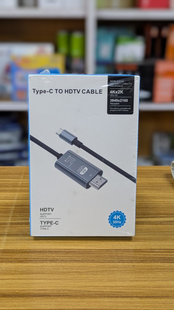 Câble Type-C vers HDMI 4K – Ultra Haute Définition (UHD) – Image 2