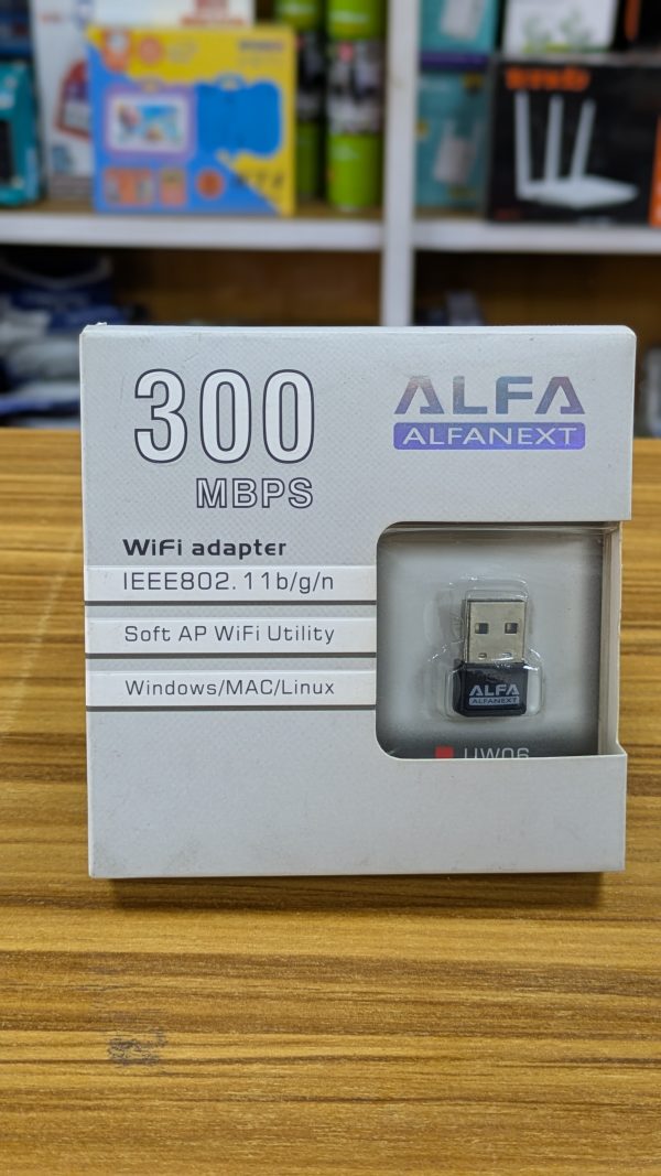 Adaptateur WiFi ALFANEXT 300Mbps – USB Wireless Network Adapter – Image 2