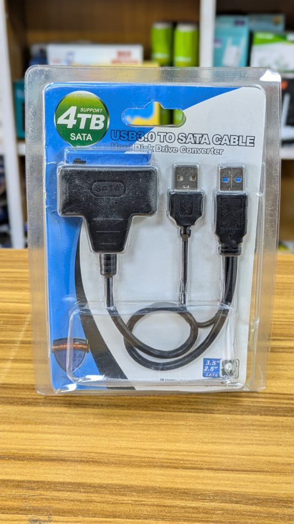 Câble Convertisseur USB 3.0 vers SATA – Compatible jusqu’à 4 To – Image 2