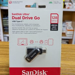 SanDisk Ultra® Dual Drive Go – 128 Go USB Type-C™ & USB Type-A – Clé USB 3.2 Gen 1 Haute Vitesse