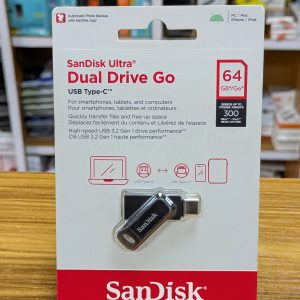 SanDisk Ultra® Dual Drive Go – 64 Go USB Type-C™ & Type-A – Clé USB 3.2 Gen 1 Haute Vitesse