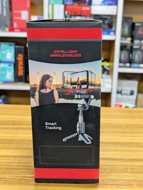 Stabilisateur 2‑en‑1 Q18 – Gimbal + Selfie‑Stick + Trépied – Image 8