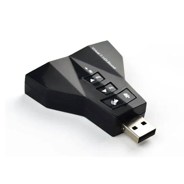 Adaptateur Carte Son Externe USB – Virtual 7.1 Channel avec 4 Ports Jack – Image 5