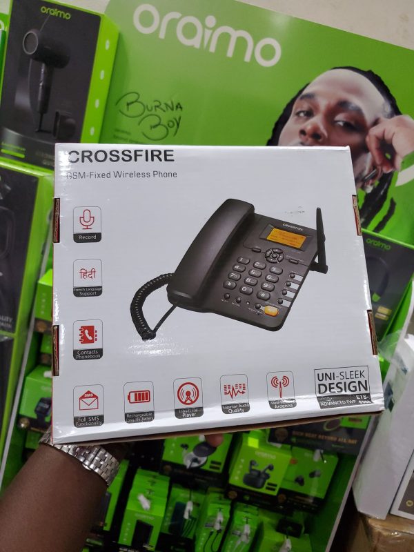 Téléphone Fixe Crossfire sans fil GSM FWT Double Sim – Image 2
