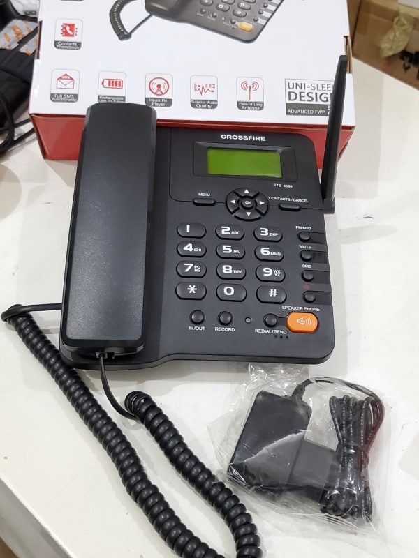 Téléphone Fixe Crossfire sans fil GSM FWT Double Sim – Image 4