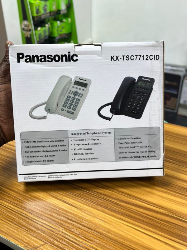 Téléphone Fixe ADSL Panasonic KX‑TSC7712CID – Image 4
