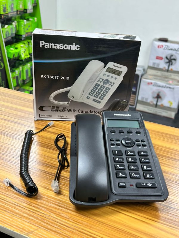Téléphone Fixe ADSL Panasonic KX‑TSC7712CID