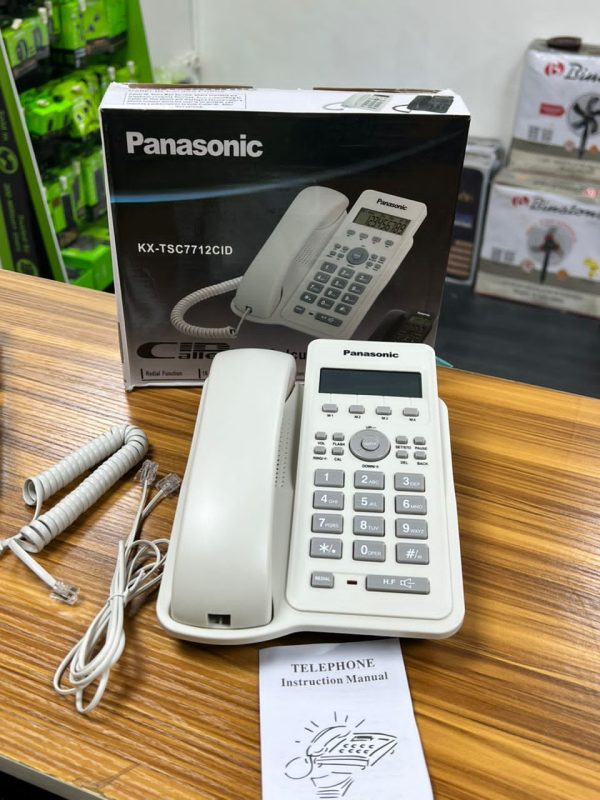 Téléphone Fixe ADSL Panasonic KX‑TSC7712CID – Image 2