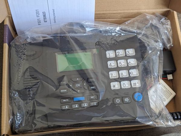 Téléphone Fixe HUAWEI F501 sans fil Universel (Prends toutes les SIM) Rechargeable avec une très bonne autonomie – Image 4