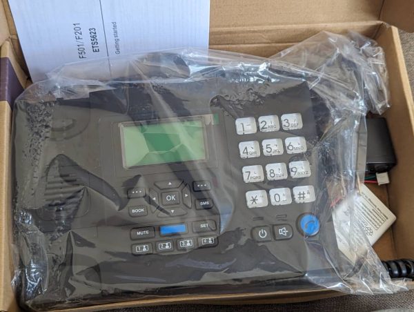 Téléphone Fixe HUAWEI F501 sans fil Universel (Prends toutes les SIM) Rechargeable avec une très bonne autonomie – Image 5
