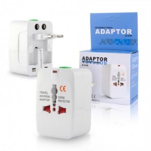 Adaptateur Universel de Voyage - Prises EU, UK,US/JAPON, AU