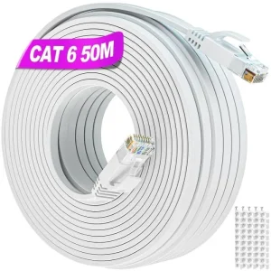 Câble Ethernet RJ45 pré sertie 50M CAT.6 UTP