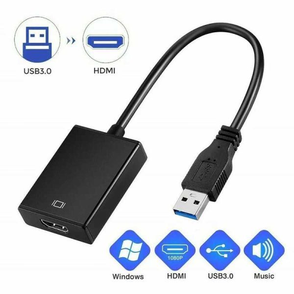 Adaptateur USB 3.0 vers HDMI – Convertisseur Vidéo Haute Définition