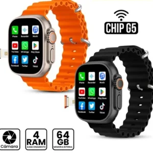Ultra S9 Smartwatch – Android 4G/5G, Dual Camera, 4 GB RAM + 64 GB ROM