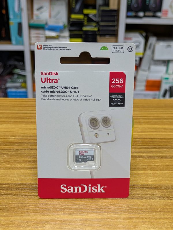 Carte mémoire SanDisk microSDXC™ UHS-I 256GB - Jusqu'à 100MB/s