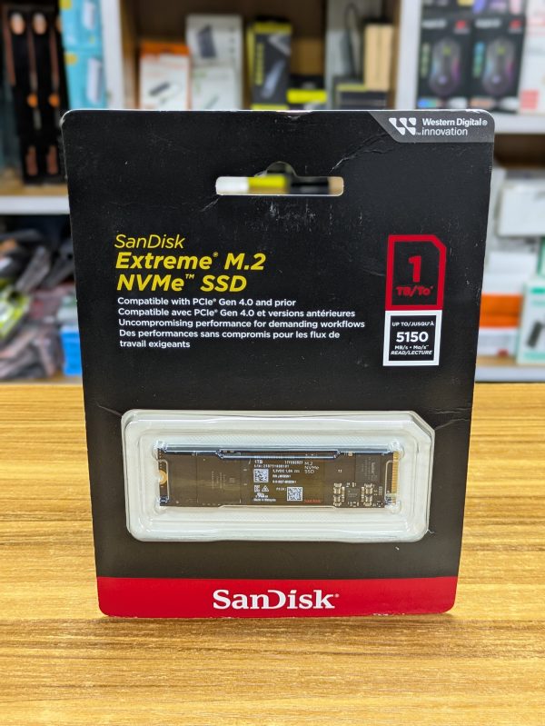 Disque dur interne SanDisk Extrême M2 NVMe 1TB
