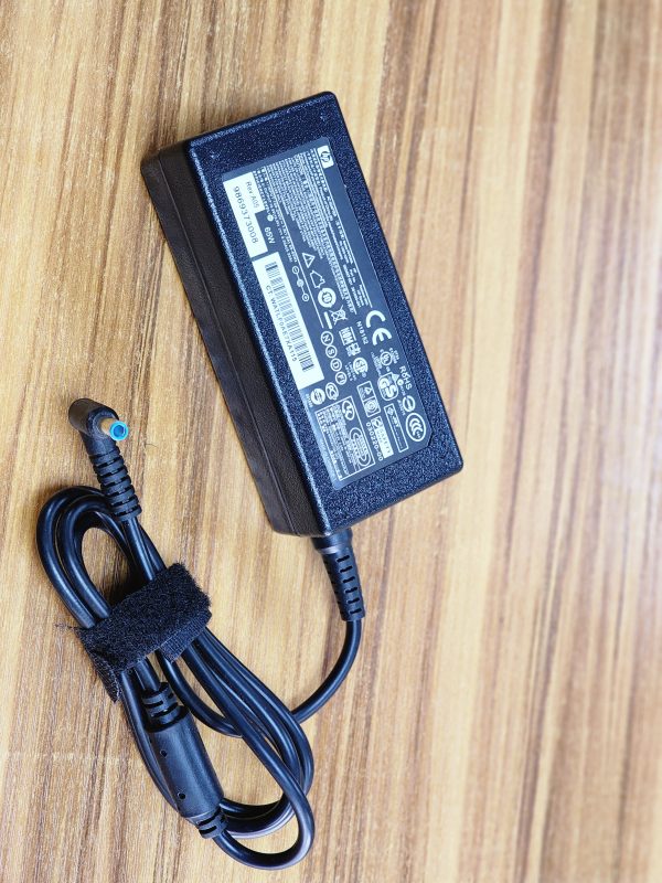 Chargeur hp bout bleu 65W