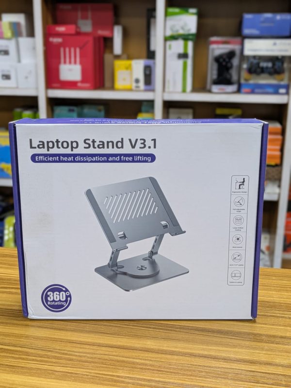 Support ergonomique rotatif en alliage d'alluminium - Laptop Stand V3.1