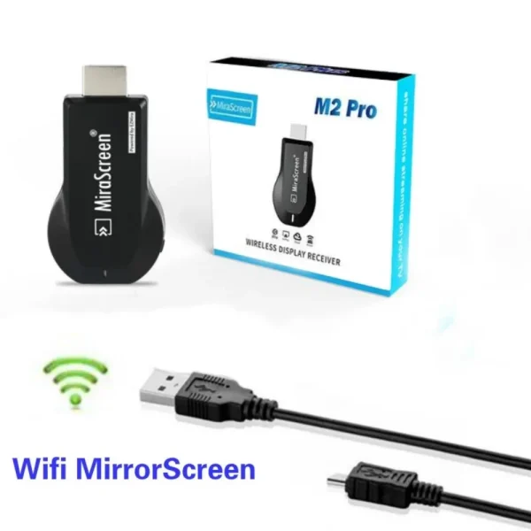 MiraScreen M2 Pro – Clé Wi‑Fi HDMI pour Miroir d’Écran