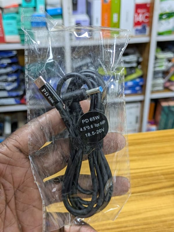 Câble USB-C vers HP PD 65W – Image 2