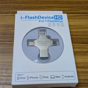 Clé usb 4 en 1 i-FlashDevice HD 32GB  Bouts USB 3.0, USB-C, Micro USB et Lightning